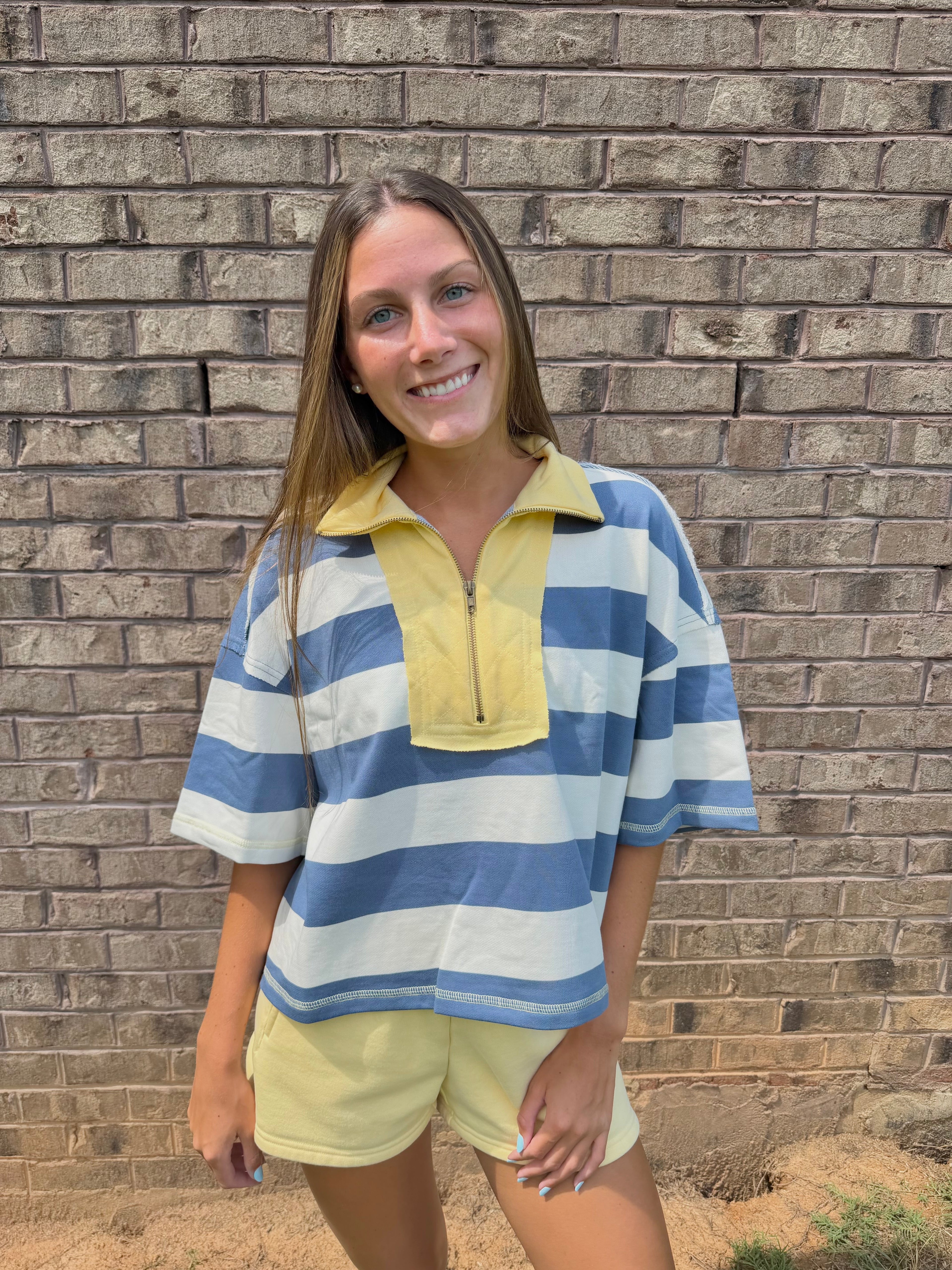 Harbor Stripe Pullover