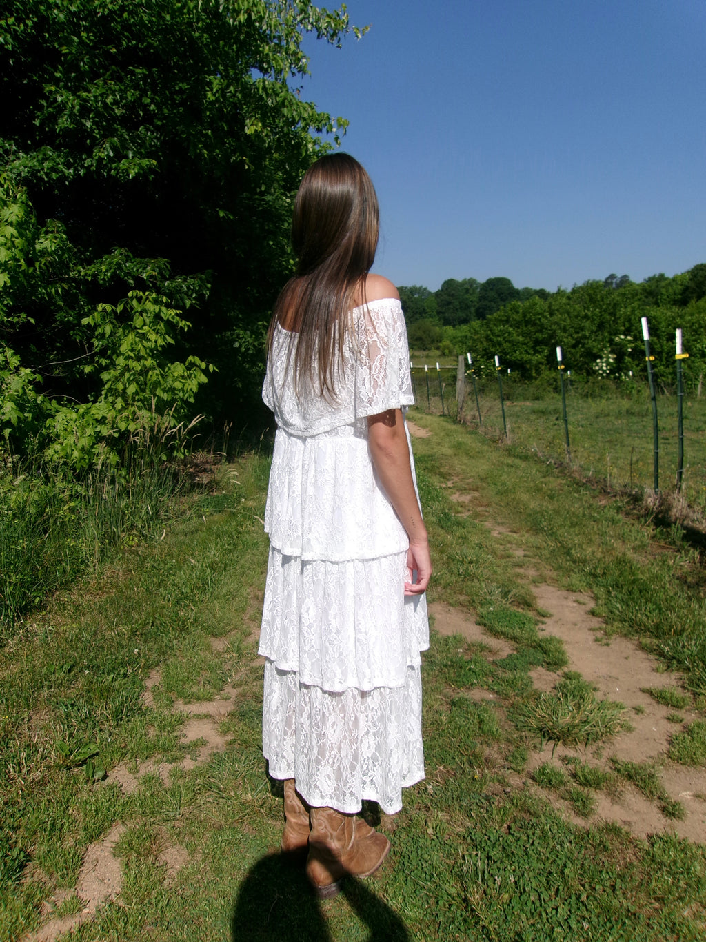 Romantic Lace Maxi in Ivory