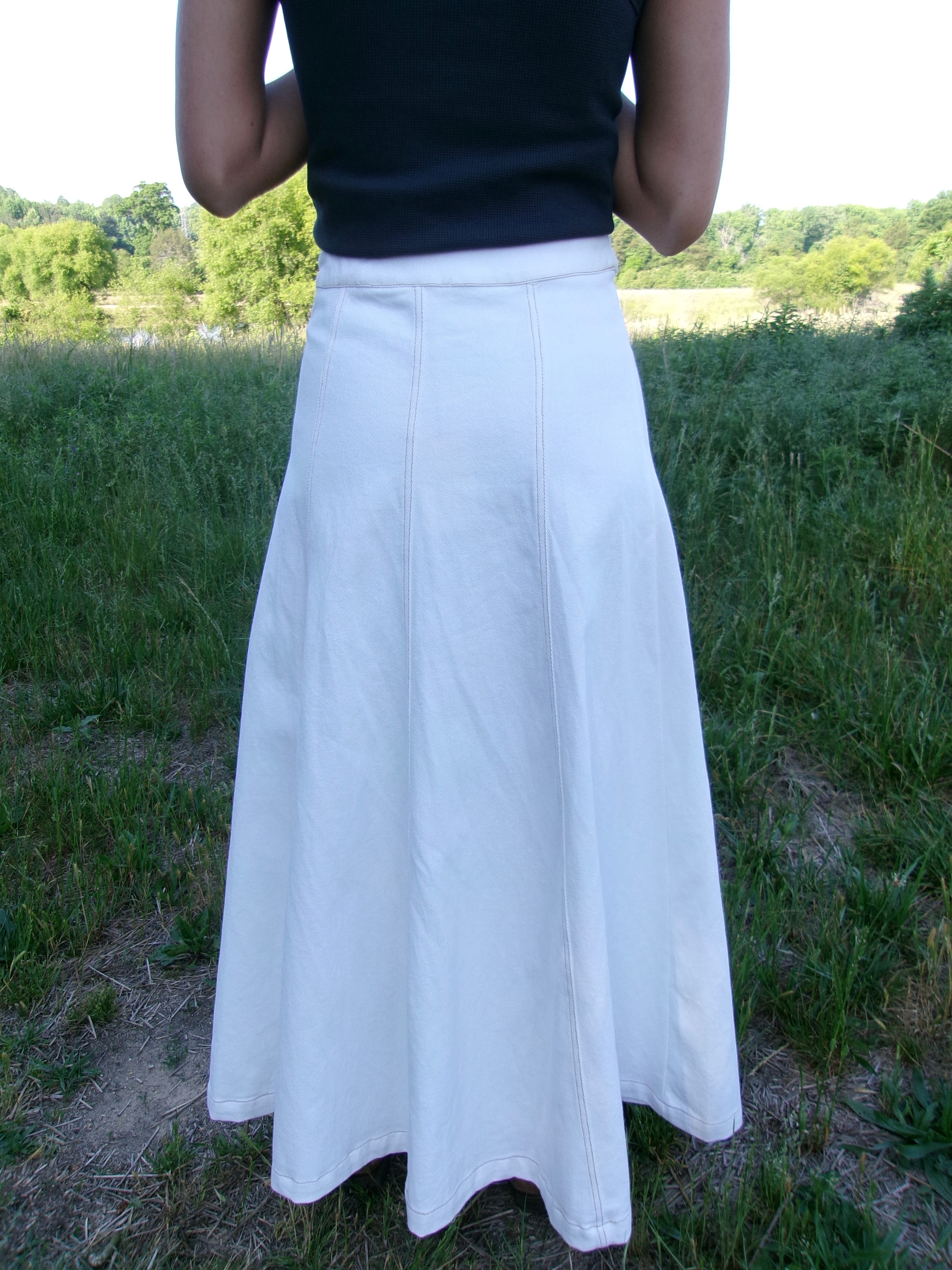 The Staple Maxi Skirt in Ivory