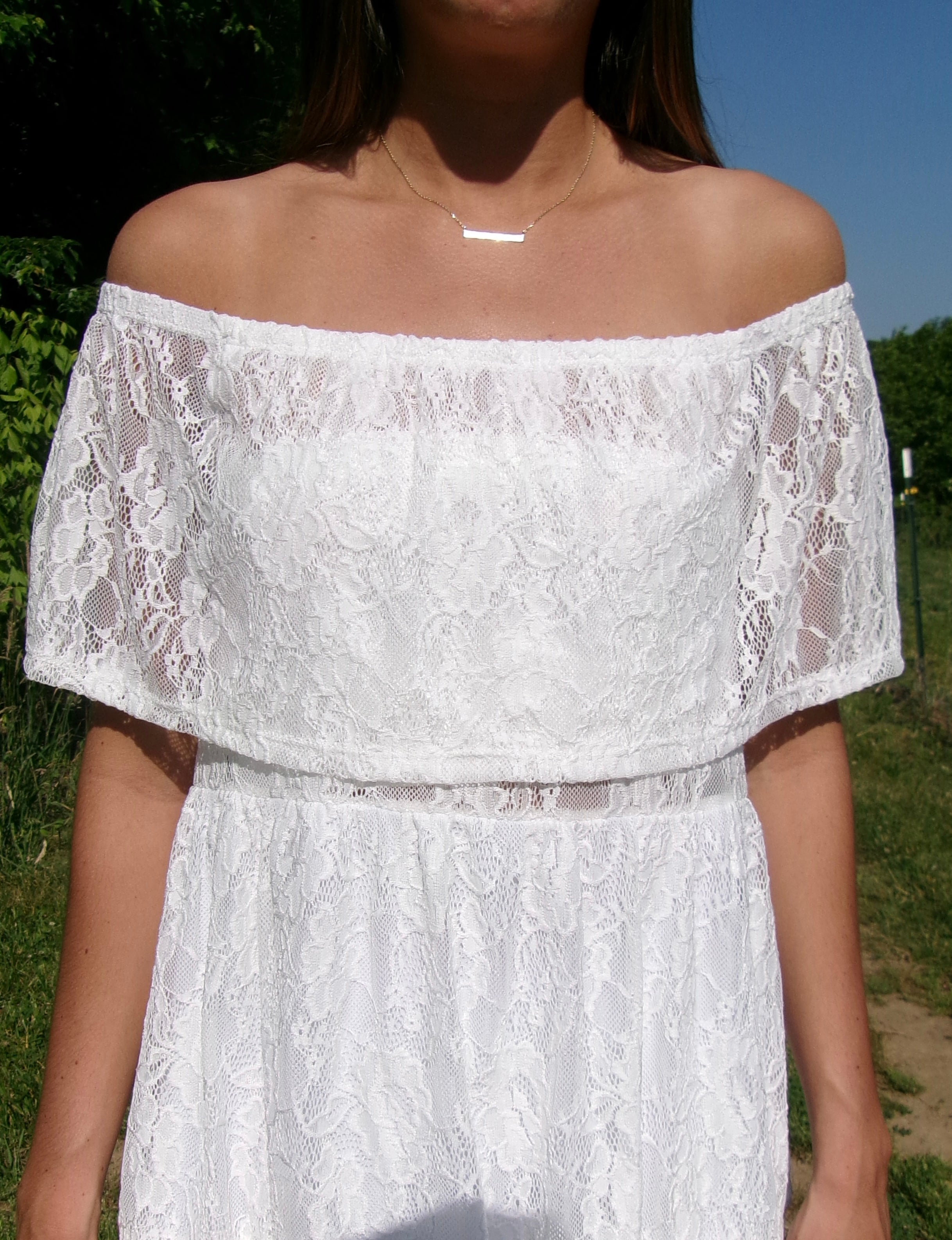 Romantic Lace Maxi in Ivory