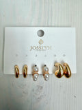 Trio Hoop Earrings
