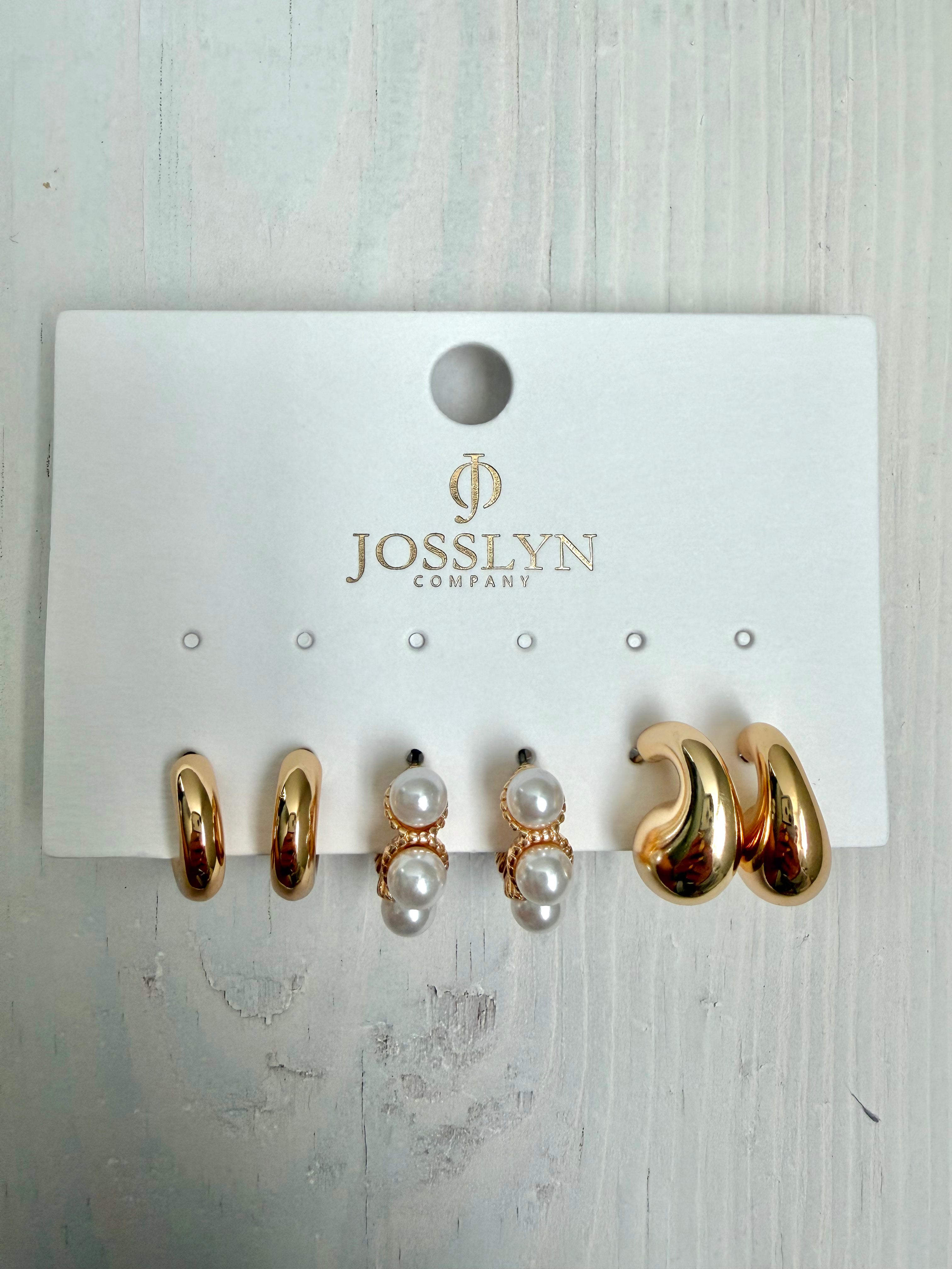 Trio Hoop Earrings