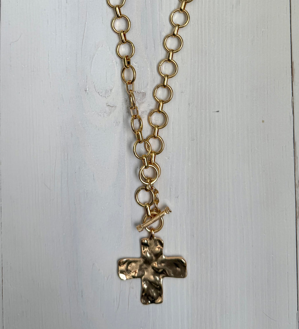 Chunky Cross Necklace
