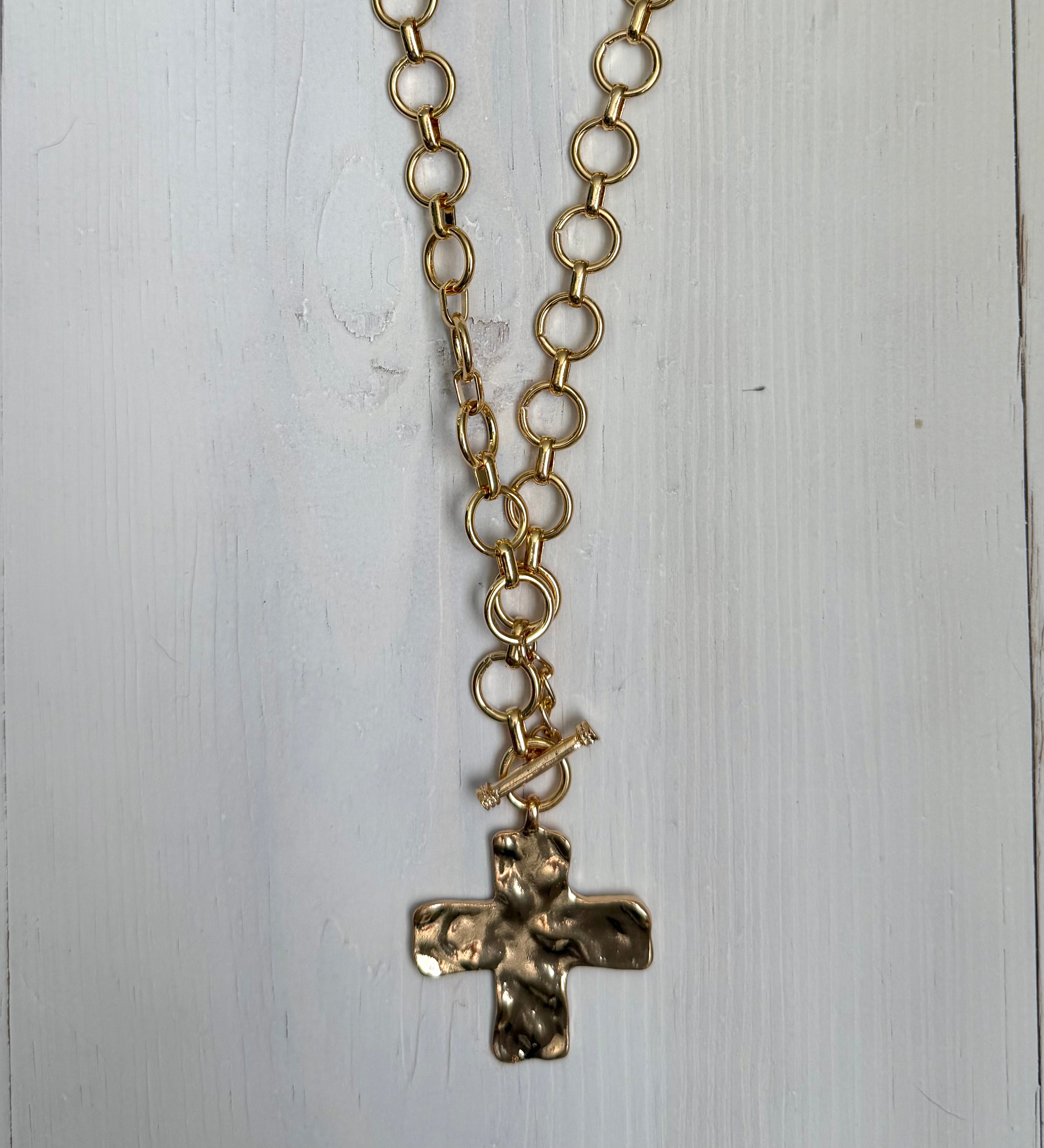 Chunky Cross Necklace