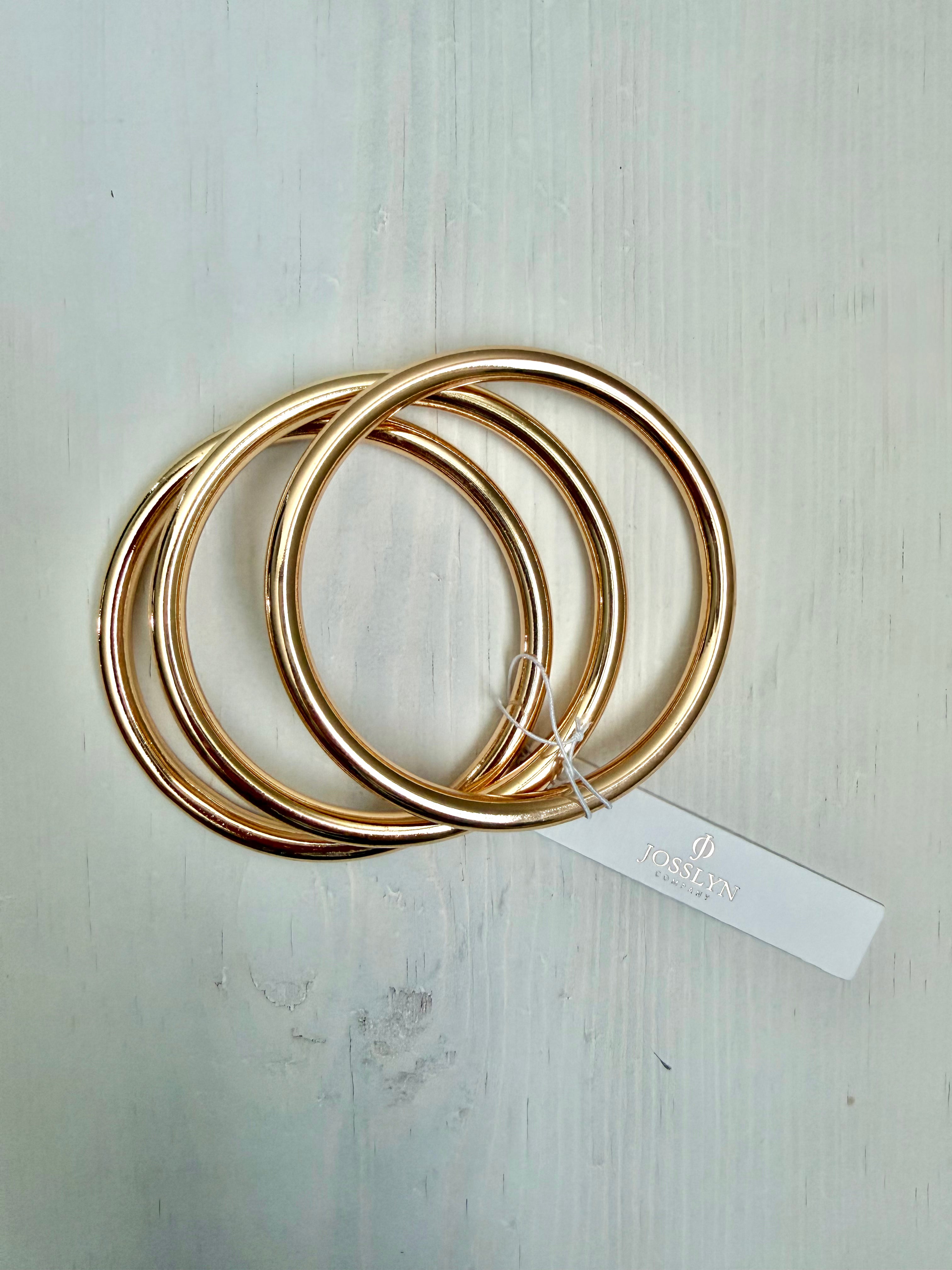 Chunky Triple Bangle Set