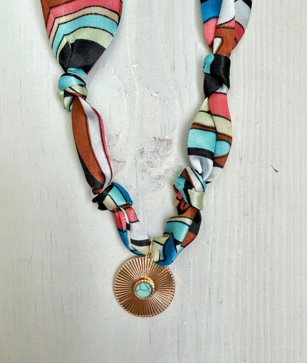 Bandana Scarf Necklace
