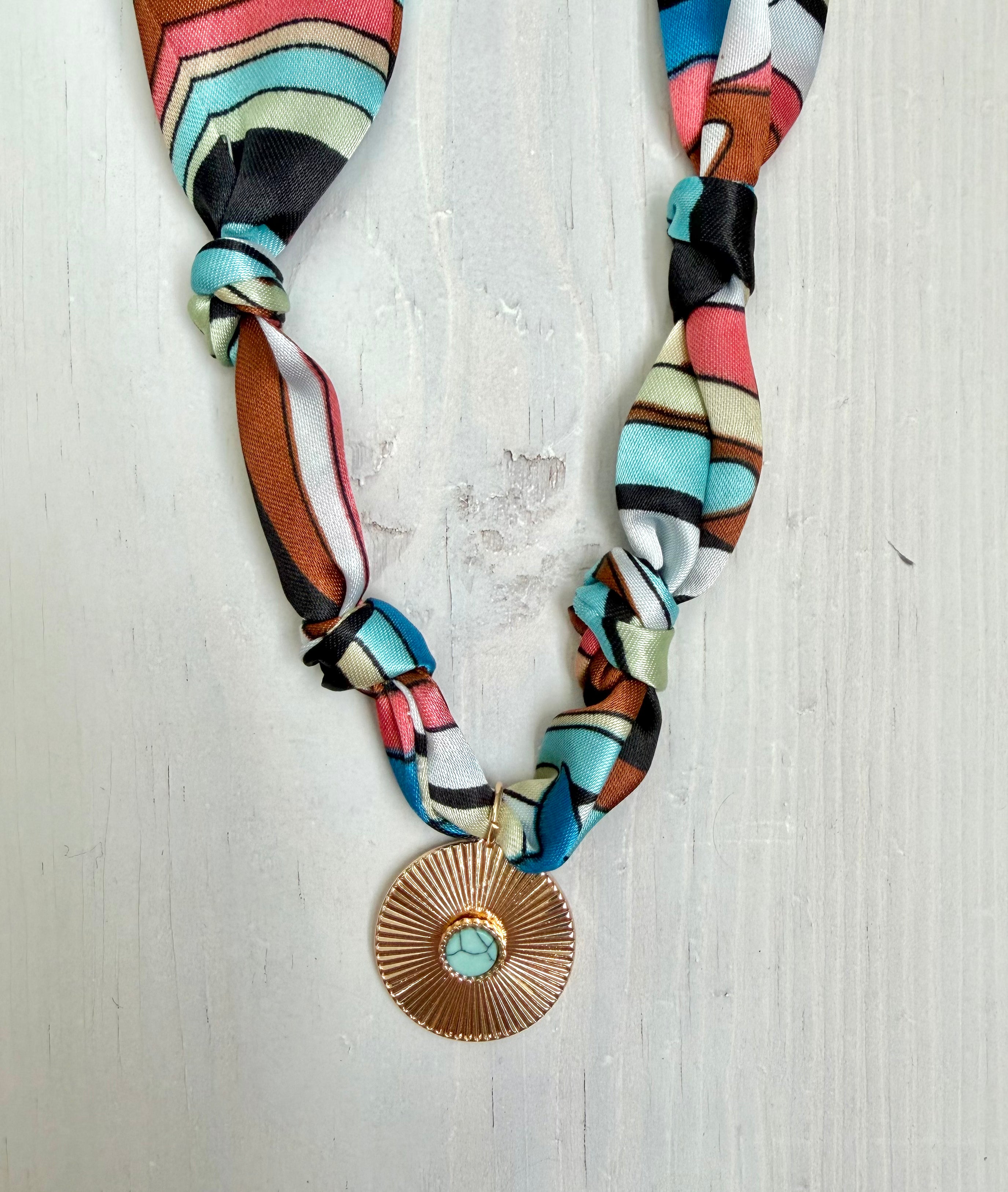 Bandana Scarf Necklace