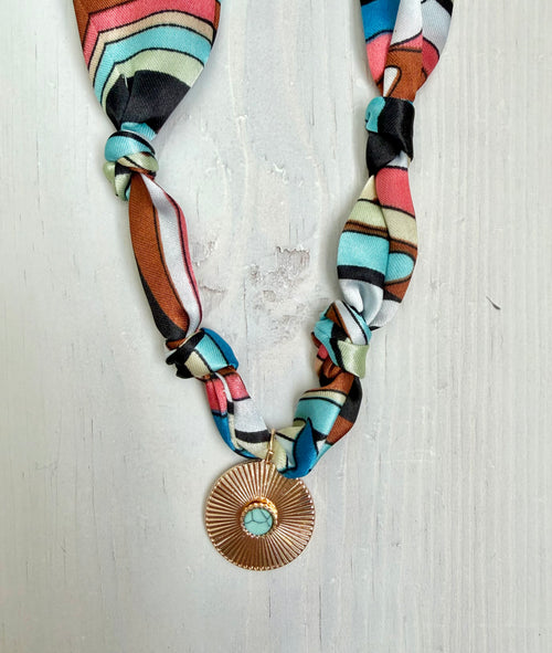 Bandana Scarf Necklace